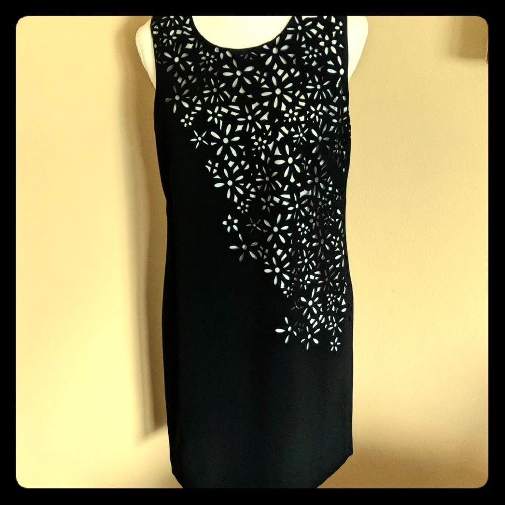Calvin Klein Black Cut-out Dress